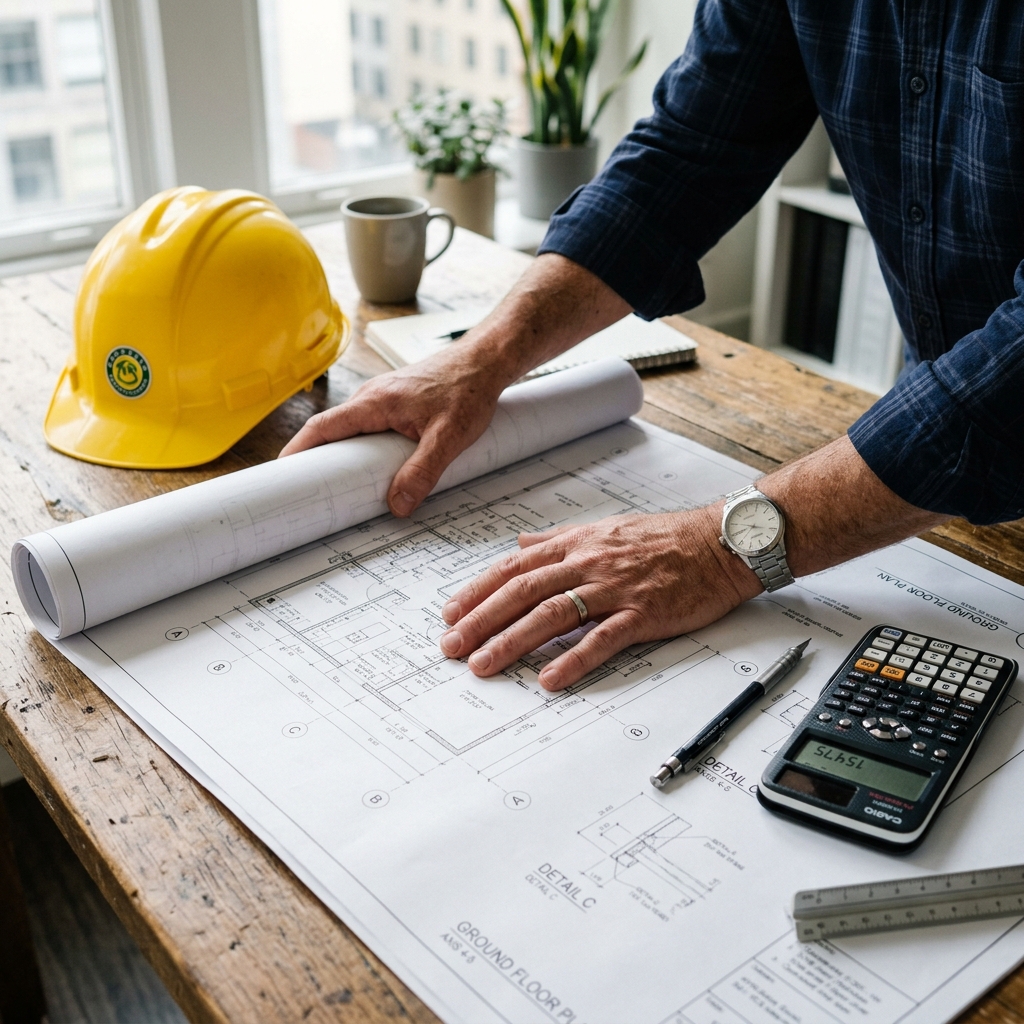 Architects blueprints